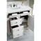 James Martin Vanities Bristol 36in Single Vanity, Bright White w/ 3 CM Ethereal Noctis Quartz Top 157-V36-BW-3ENC - alternate 4